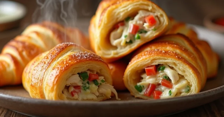 Chicken Stuffed Crescent Rolls