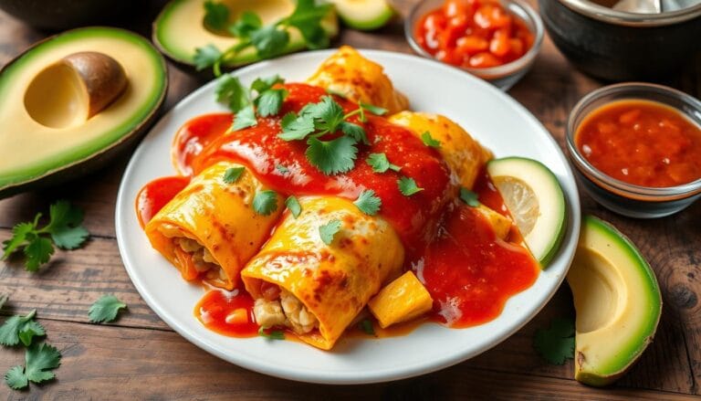 Breakfast enchiladas